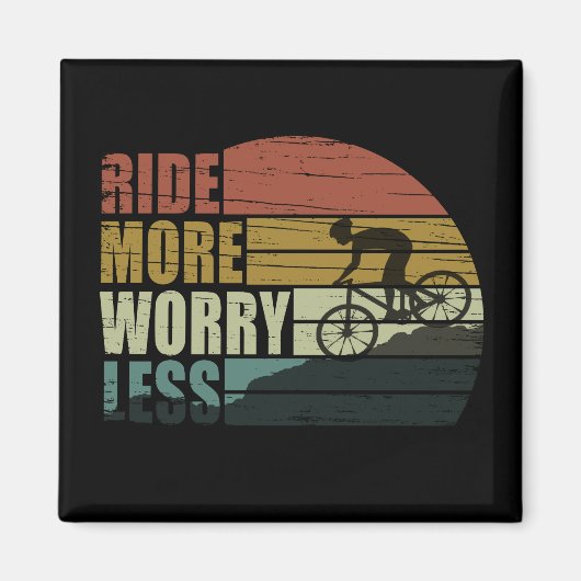 inspirerende fietsen citaten magneet (Voorkant)