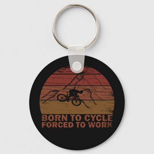 inspirerende fietsen quotes sleutelhanger (Voorkant)