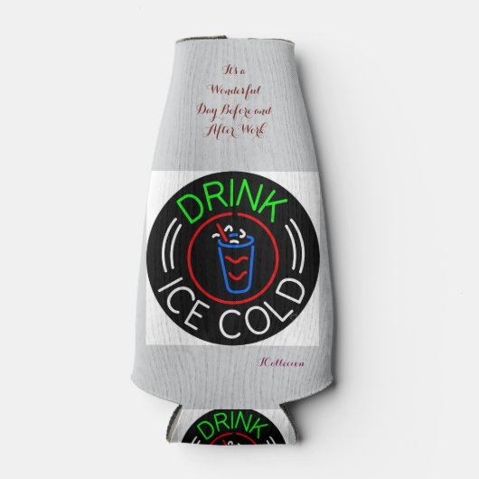 Inspirerende flessenkoeler flesjeskoeler (Voorkant)