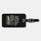 Inspirerende Fotografie Levenscitaten Fotograaf Bagagelabel (Voorkant horizontaal)