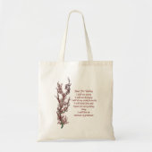 Inspirerende Gebed Voor Vandaag Tote Bag (Voorkant)