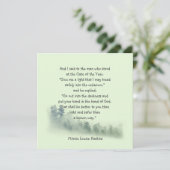 Inspirerende Gedichten Quote Leg je Hand in Gods Kaart (Staand voorkant)