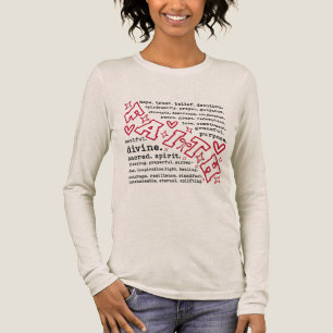 Inspirerende geloofsworden Tri-Blend shirt