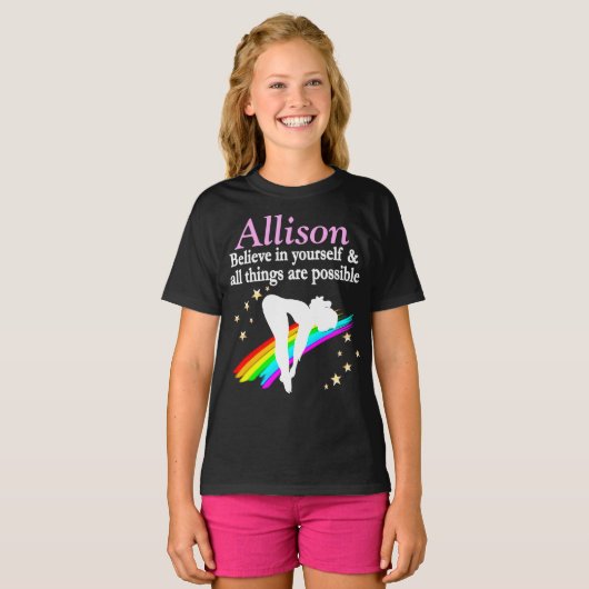 INSPIRERENDE GEPERSONALISEERDE DUIKMEISJE SWEATSHI T-SHIRT (Voorkant volledig)