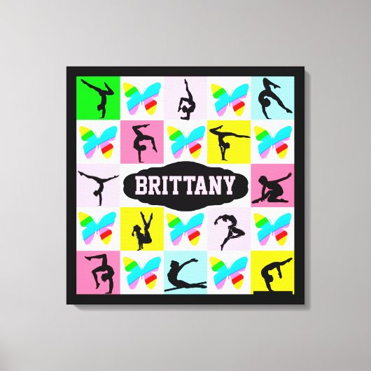 INSPIRERENDE GEPERSONALISEERDE GYMNASTIEK CANVAS W (Voorkant)