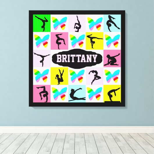 INSPIRERENDE GEPERSONALISEERDE GYMNASTIEK CANVAS W (Insitu (Houten vloer))