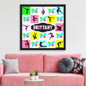 INSPIRERENDE GEPERSONALISEERDE GYMNASTIEK CANVAS W (Insitu (Woonkamer))