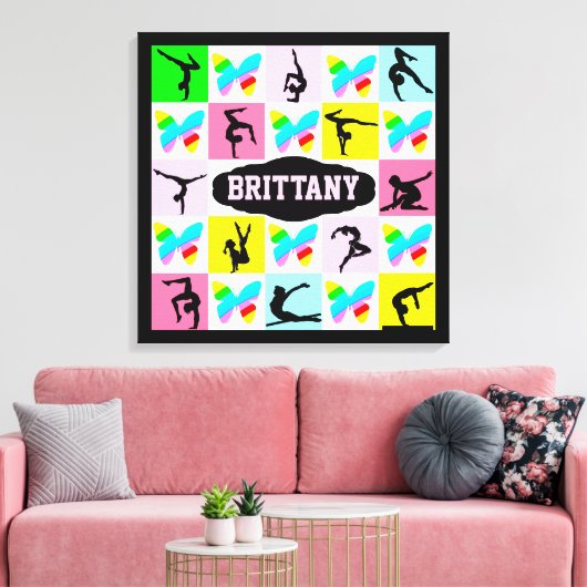 INSPIRERENDE GEPERSONALISEERDE GYMNASTIEK CANVAS W (Insitu (Woonkamer))