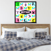 INSPIRERENDE GEPERSONALISEERDE GYMNASTIEK CANVAS W (Insitu (Slaapkamer))