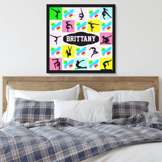 INSPIRERENDE GEPERSONALISEERDE GYMNASTIEK CANVAS W (Insitu (Slaapkamer))