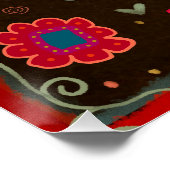 Inspirerende gewoontes Toekomstige Quote Inspirat Perfect Poster (Hoek)