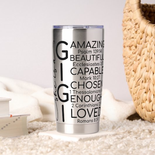 Inspirerende Gigi Geïsoleerde Drinkbeker (Woonkamer (Gedraaid) )