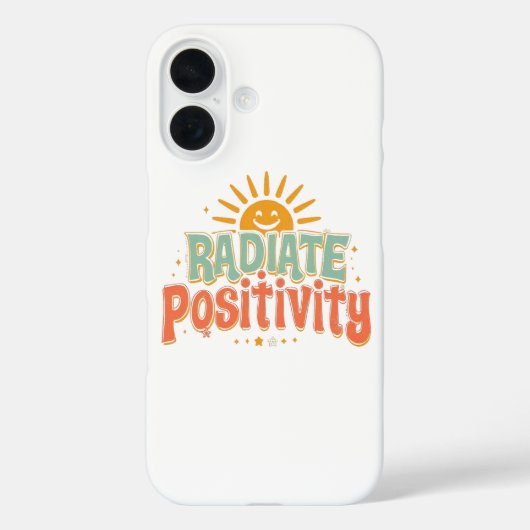 Inspirerende Goede Vibes en Geluk Case-Mate iPhone Case (Achterkant)
