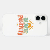 Inspirerende Goede Vibes en Geluk Case-Mate iPhone Case (Achterkant (horizontaal))