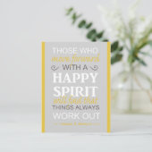 inspirerende gordon b hinckley lds citaat briefkaart (Staand voorkant)
