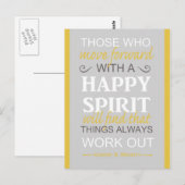 inspirerende gordon b hinckley lds citaat briefkaart (Voorkant / Achterkant)