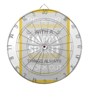 inspirerende gordon b hinckley lds citaat dartbord