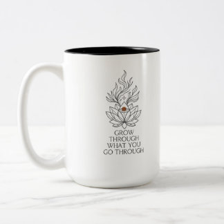 Inspirerende Grafische Koffiemok Tweekleurige Koffiemok
