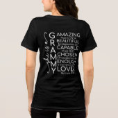 Inspirerende Grammy Tri-Blend Shirt (Achterkant)