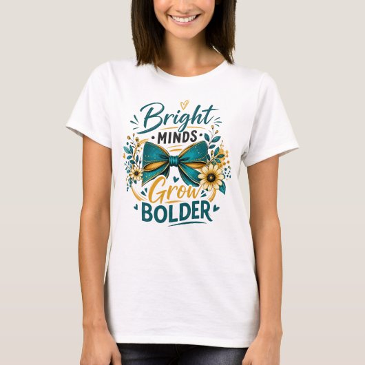 Inspirerende Groei Mentaliteit Grafische T-shirt v (Voorkant)