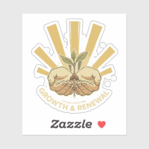 Inspirerende Groei & Vernieuwing   Kwaliteitvolle  Sticker