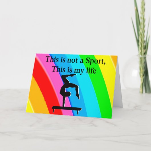 INSPIRERENDE GYMNASTIEK OFFERTE ONTWERP KAART (Voorkant)