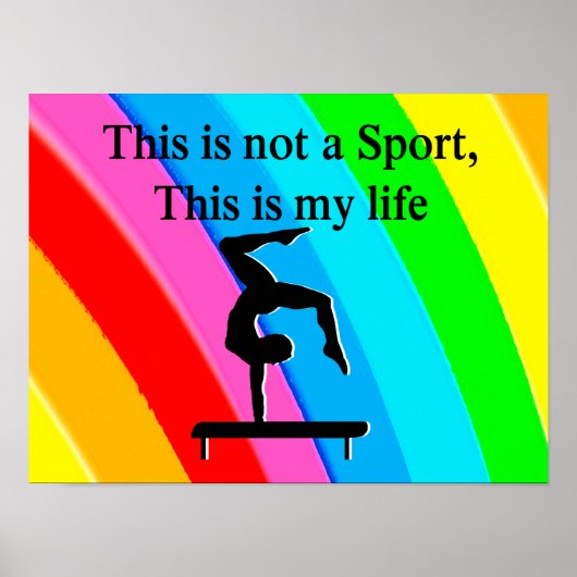 INSPIRERENDE GYMNASTIEK OFFERTE ONTWERP POSTER (Voorkant)