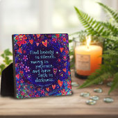 Inspirerende hebben Faith Quote-inspiratie Fotoplaat