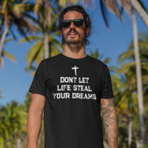 Inspirerende heren christelijke T-shirt