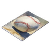 Inspirerende honkbal notitieboek (Linkerzijde)