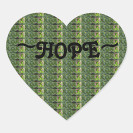 Inspirerende hoopstickers voor elke gelegenheid!  hart sticker