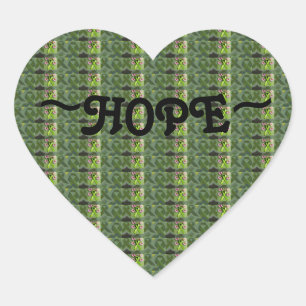 Inspirerende hoopstickers voor elke gelegenheid! hart sticker