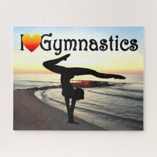 INSPIRERENDE IK HOU VAN GYMNASTIEK PUZZEL