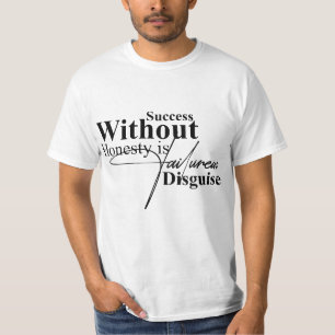 Inspirerende Integriteit Typography T-shirt