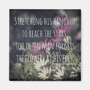 Inspirerende Jeremy Bentham Quote Magneet