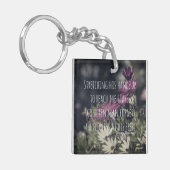 Inspirerende Jeremy Bentham Quote Sleutelhanger (Voorkant Links)