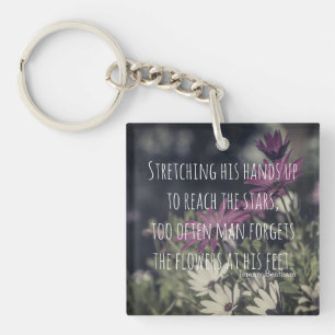 Inspirerende Jeremy Bentham Quote Sleutelhanger