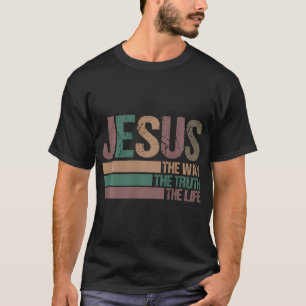 Inspirerende Jezus De Weg Waarheid Leven T-shirt