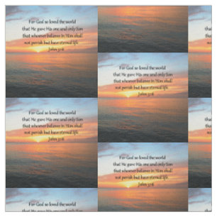 INSPIRERENDE JOHANNES 3:16 ZONSOPGANG FOTOSTOF STOF