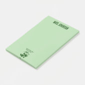 Inspirerende jonge geesten Engelse leraar ontwerp Post-it® Notes (Schuin)