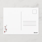 Inspirerende kalmerende boodschap van oceaangolf briefkaart (Achterkant)