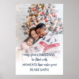 Inspirerende Kerst Citaat Foto Overlay Poster