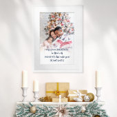 Inspirerende Kerst Citaat Foto Overlay Poster
