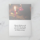 Inspirerende kerstbijbeltekst, Johannes 8:12 Feestdagen Kaart (Binnen)