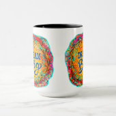 Inspirerende Kleurrijke Droom Grote Inspiratie Mok (Midden)