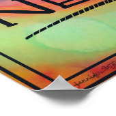 Inspirerende kleurrijke nieuwe startklaslokaal poster (Hoek)