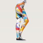 Inspirerende kleurspatten leggings (Rechts)