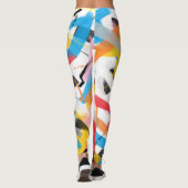 Inspirerende kleurspatten leggings (Achterkant)