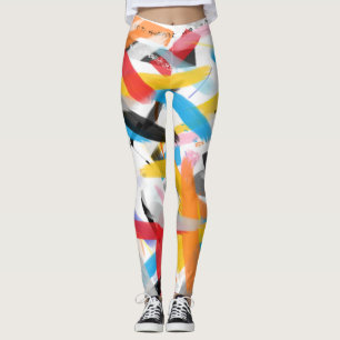 Inspirerende kleurspatten leggings