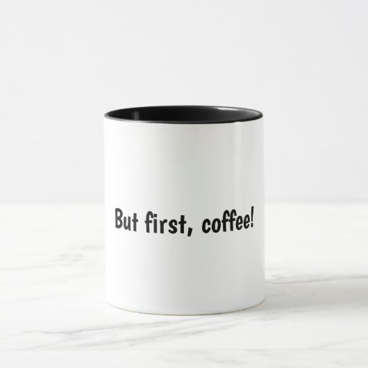 Inspirerende koffiemok mok (Midden)